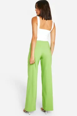 boohoo Pantalon à jambe large avec détail de couture super stretch<Femme Pantalons|Tailleurs