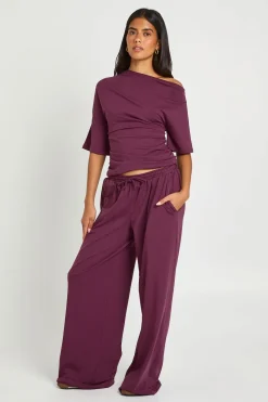 Pantalon À Jambes Larges