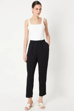 Pantalon Jambe Slim à Boutonnage Devant