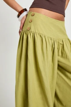 Pantalon À Jambes Ultra Larges Aspect Lin