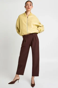 Pantalon à jambe tonneau