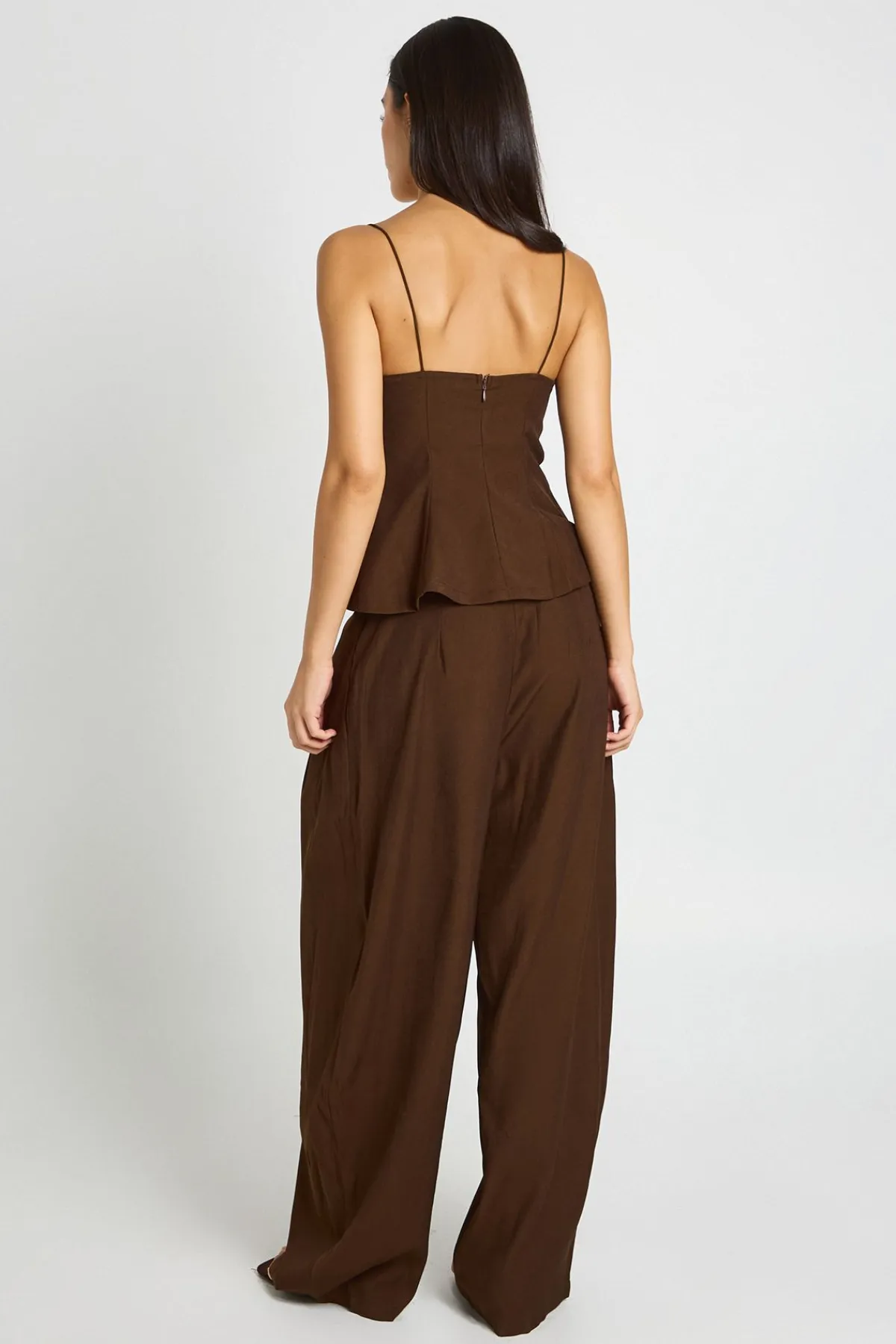 boohoo Pantalon À Jambe Tonneau Et Plis Extrêmes<Femme Pantalons
