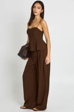 boohoo Pantalon À Jambe Tonneau Et Plis Extrêmes<Femme Pantalons