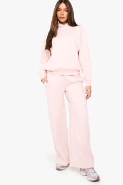 Pantalon jogger droit à détails plissés
