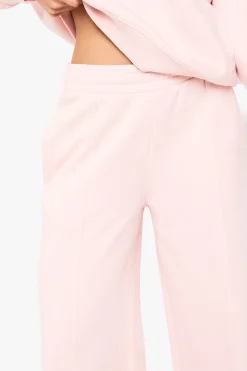 Pantalon jogger droit à détails plissés