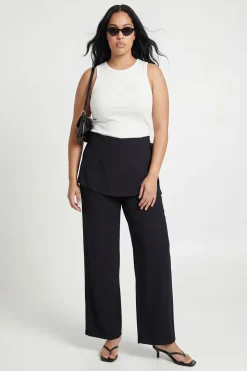 Pantalon Jupe Portefeuille Grande Taille