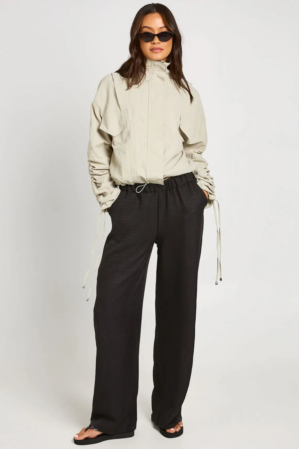 Pantalon Large Aspect Lin Coupe Tall