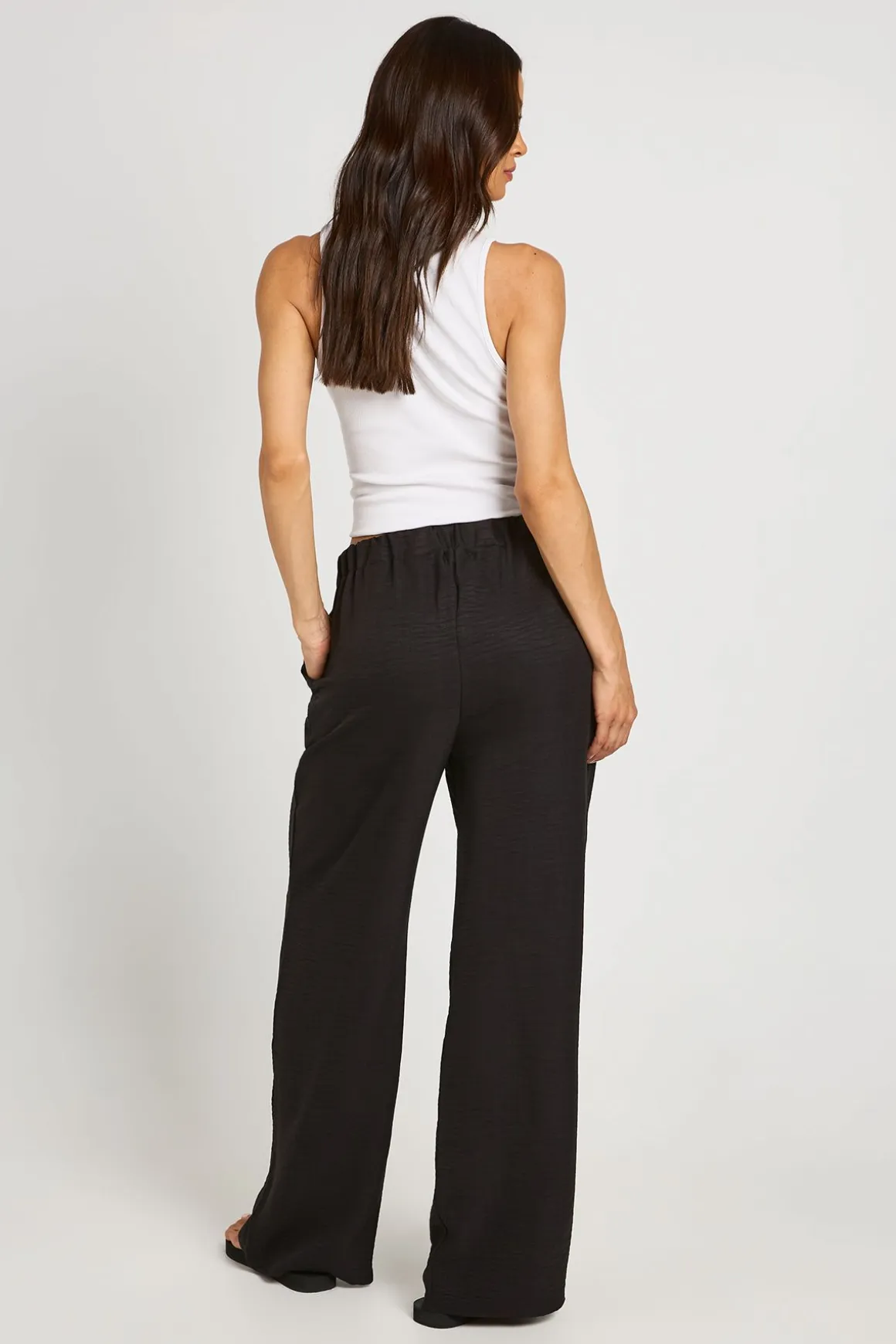 Pantalon Large Aspect Lin Coupe Tall