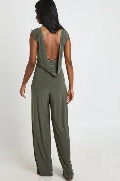 boohoo Pantalon Large Avec Détail À La Taille<Femme Pantalons
