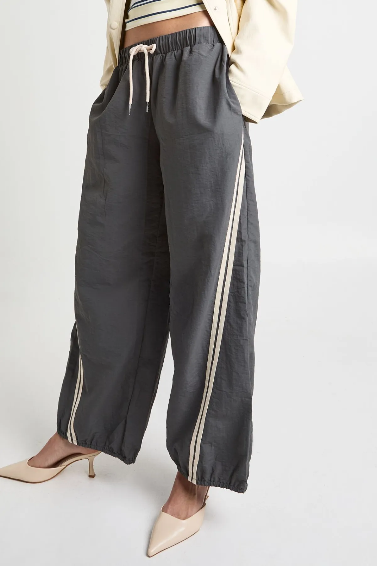 boohoo Pantalon Large Ballon En Nylon<Femme Pantalons
