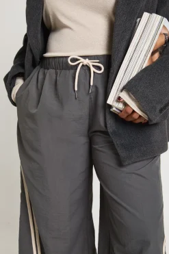 Pantalon Large Ballon En Nylon À Bandes Latérales Plus
