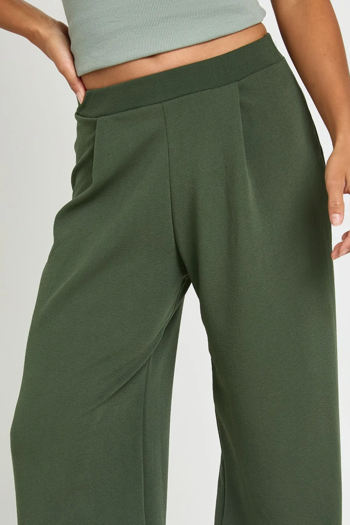 Pantalon Large Basique Petite