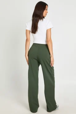 Pantalon Large Basique Taille Haute Pour Grandes Tailles