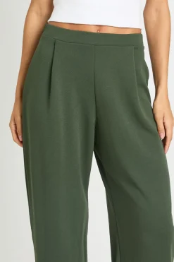 Pantalon Large Basique Taille Haute Pour Grandes Tailles