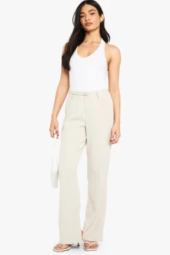 Pantalon large ceinturé