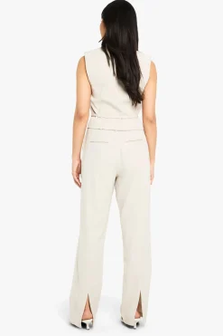 Pantalon large ceinturé