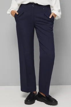 Wallis Pantalon Large Chic Marine<Femme Pantalons