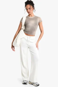 Pantalon Large Côtelé