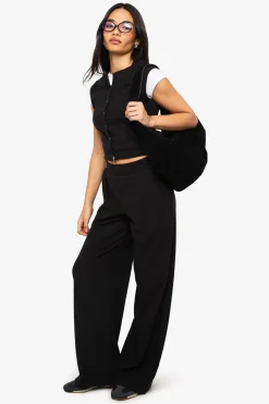 Pantalon Large Côtelé