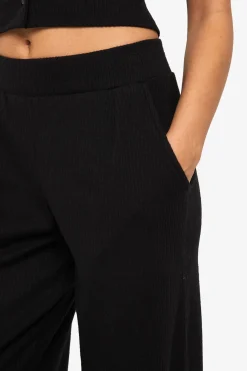 Pantalon Large Côtelé