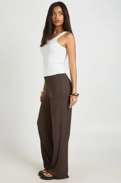boohoo Pantalon Large Côtelé<Femme Pantalons