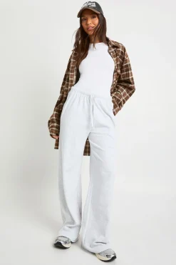 Pantalon Large Côtelé Basique