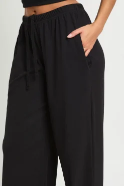 Pantalon Large Côtelé Basique