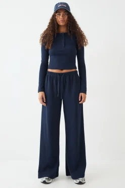 Pantalon Large Côtelé Brodé DSGN Studio