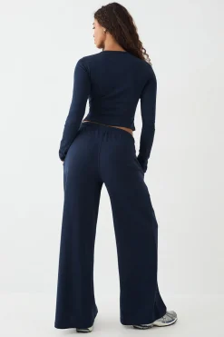 Pantalon Large Côtelé Brodé DSGN Studio