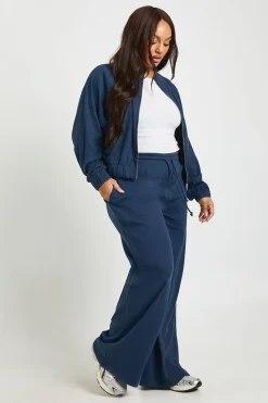Pantalon Large Côtelé Grande Taille