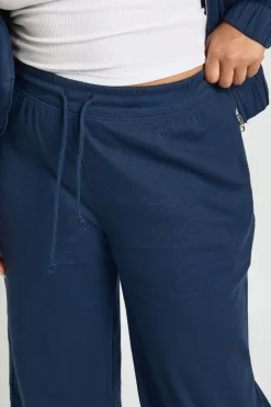 Pantalon Large Côtelé Grande Taille