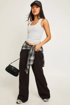 Pantalon Large Côtelé Petite