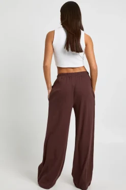 Pantalon Large Côtelé Petite