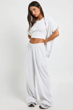 boohoo Pantalon Large Côtelé Petite Taille<Femme Pantalons