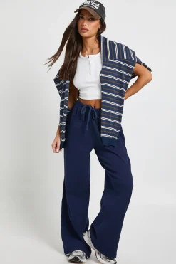 Pantalon Large Côtelé Petite Taille