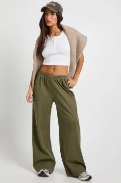 Pantalon Large Côtelé Petite Taille