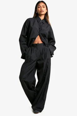 boohoo Pantalon large décontracté<Femme Pantalons
