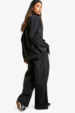 boohoo Pantalon large décontracté<Femme Pantalons