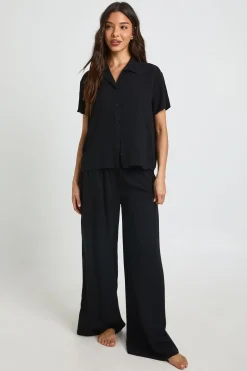Pantalon Large De Plage Aspect Lin