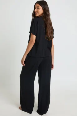 Pantalon Large De Plage Aspect Lin