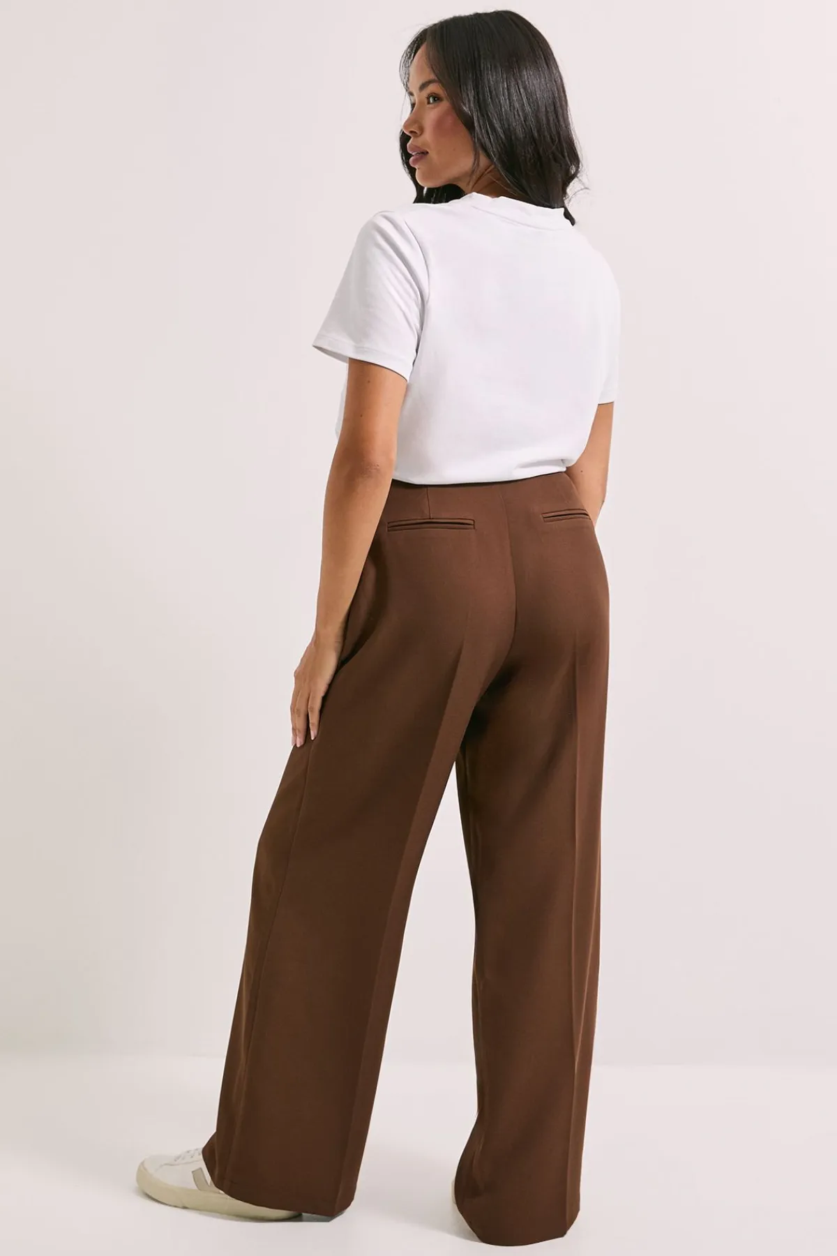 Dorothy Perkins Pantalon Large à Détails Boutons Militaires<Femme Pantalons|Looks Chocolat