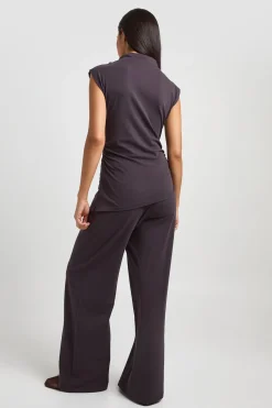 Pantalon Large En Coton Doux