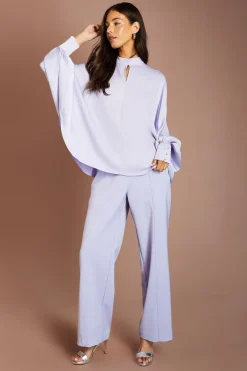 Coast Pantalon Large En Crêpe Stretch<Femme Pantalons