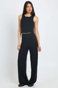 Pantalon Large En Jersey De Tous Les Jours Pour Grandes Tailles