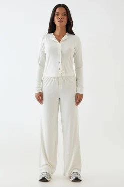 Pantalon Large En Maille Pointelle Dsgn Studio