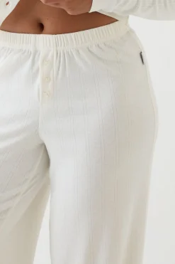 Pantalon Large En Maille Pointelle Dsgn Studio