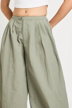 Pantalon Large En Nylon
