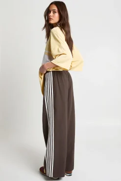 boohoo Pantalon Large En Nylon À Bandes Latérales<Femme Pantalons