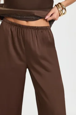 Pantalon Large en Satin