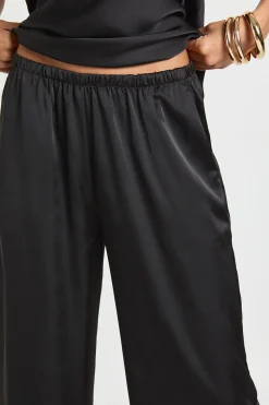 Pantalon Large en Satin